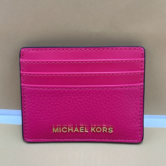 MICHAEL KORS
Large Pebbled Leather Card Holder Case
Electric Pink 
NWT - Picture 16 of 16